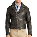 Cow Leather Biker Jacket - Riders Republic UK