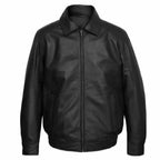 Mens Genuine Leather Bomber Jacket - Riders Republic UK