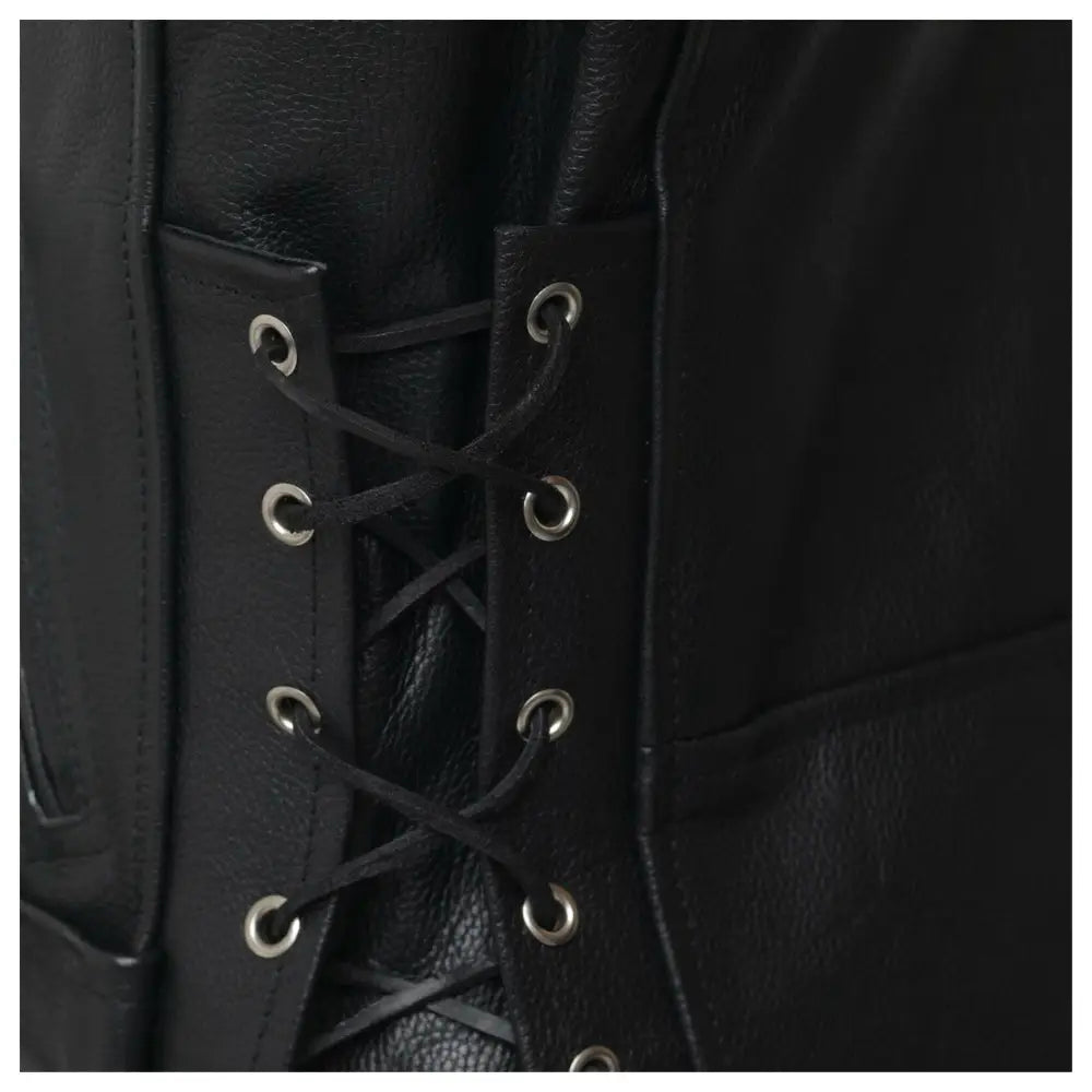 Mens Brando Black Leather Jacket - Riders Republic UK