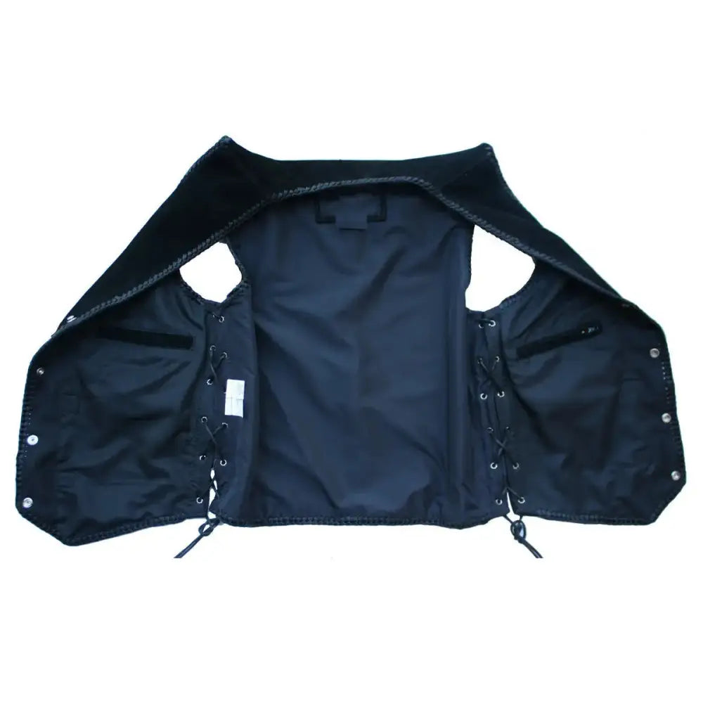 Mens Fashion Leather Vest - Riders Republic UK