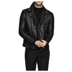 Biker Leather Jacket - Riders Republic UK