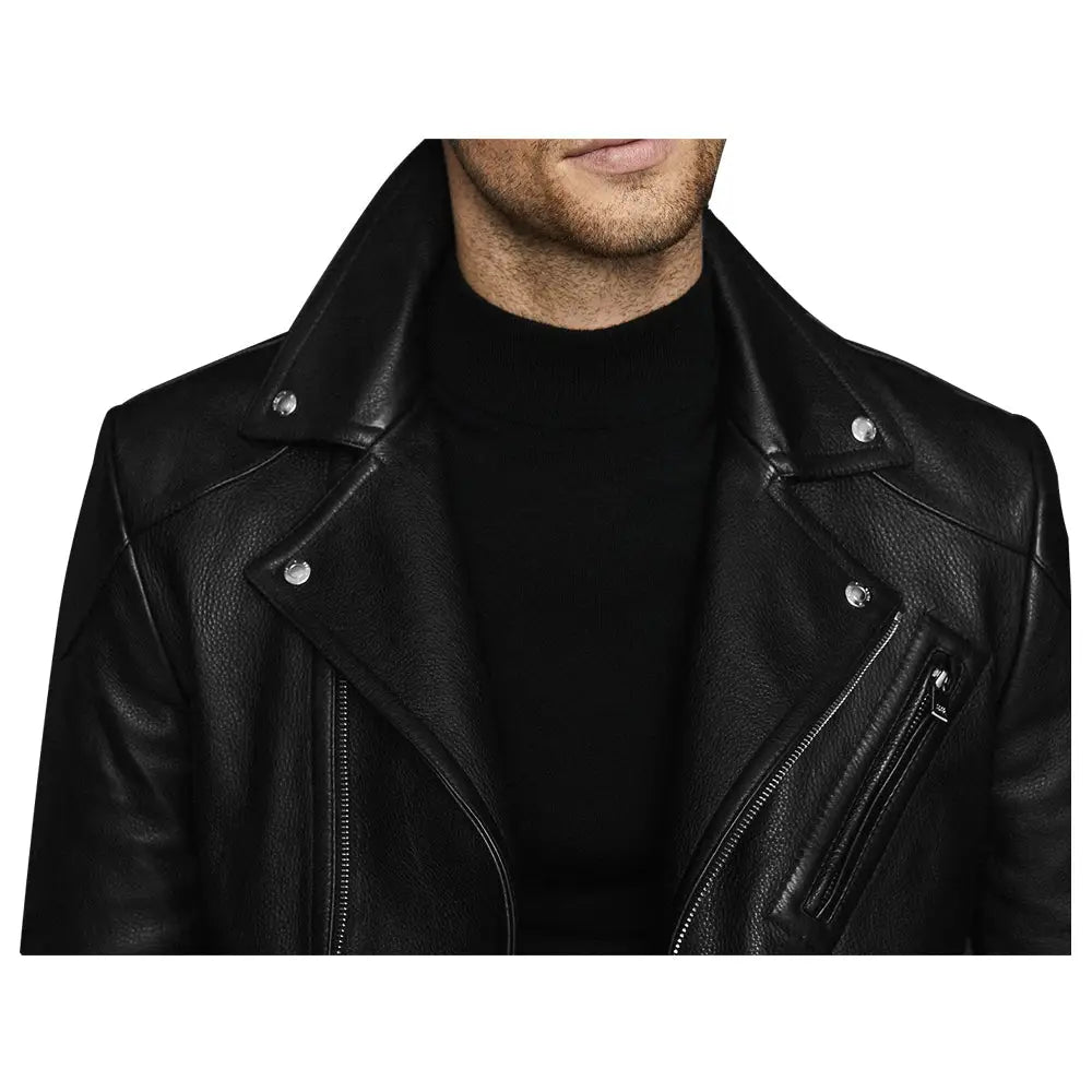 Biker Leather Jacket - Riders Republic UK