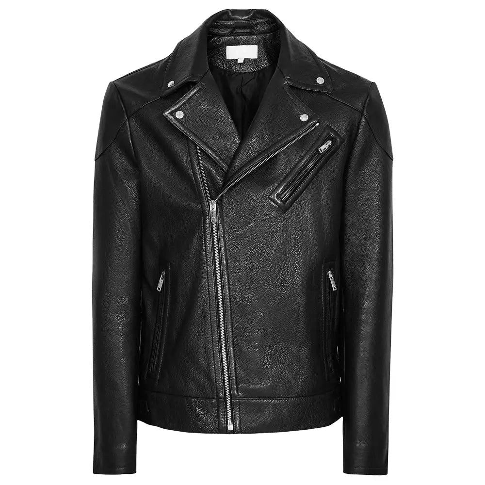 Biker Leather Jacket - Riders Republic UK