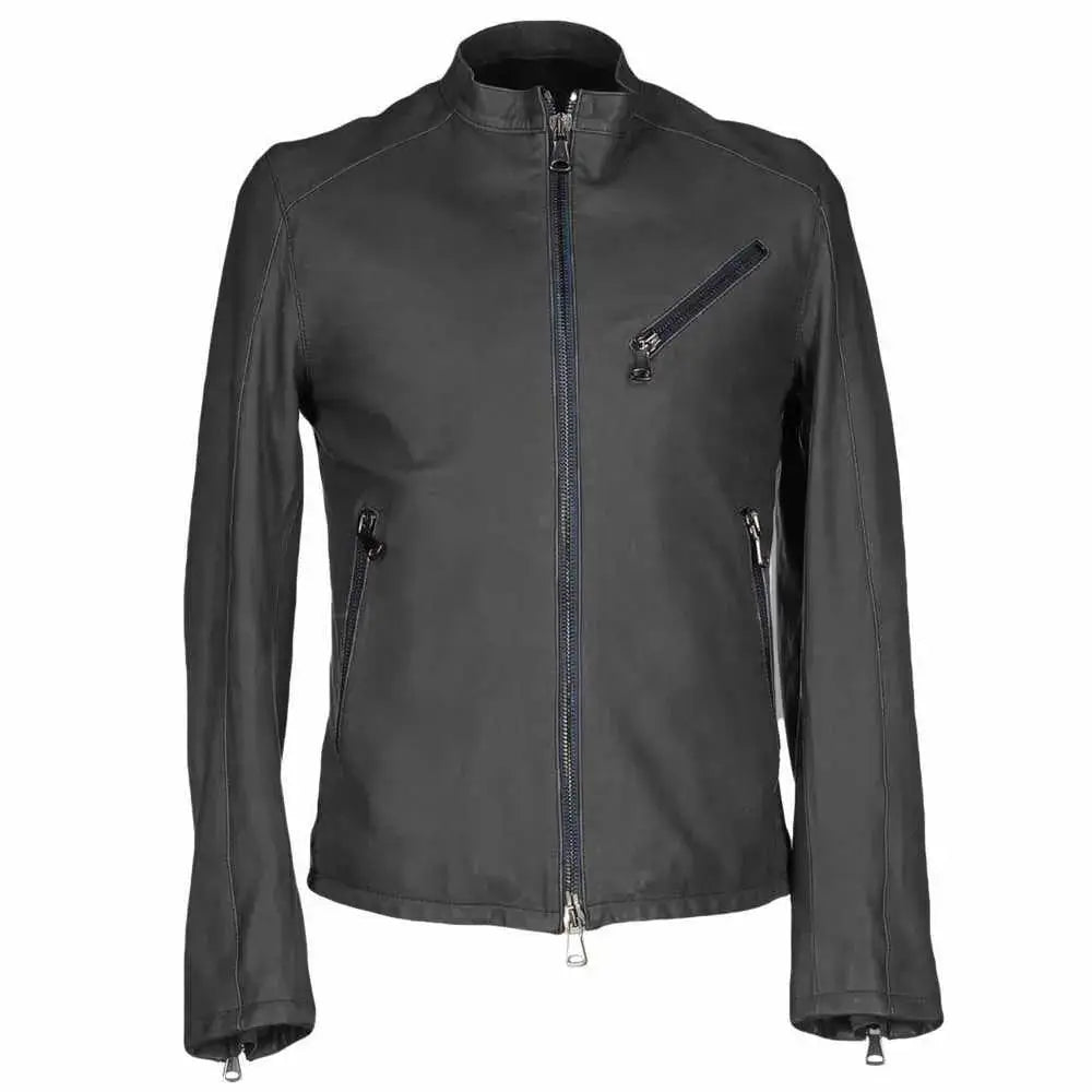 Mens Genuine Leather Motorcycle Jacket - Riders Republic UK