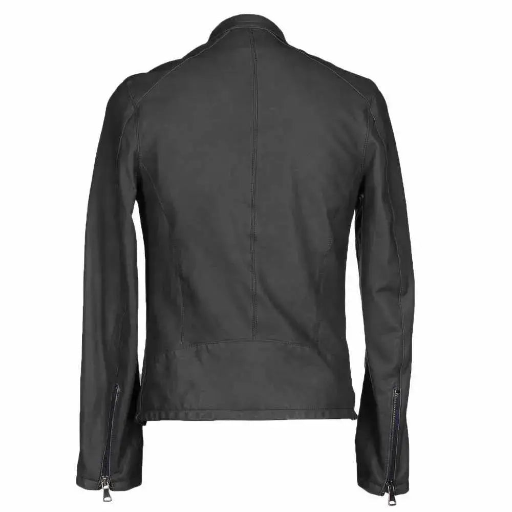 Mens Genuine Leather Motorcycle Jacket - Riders Republic UK
