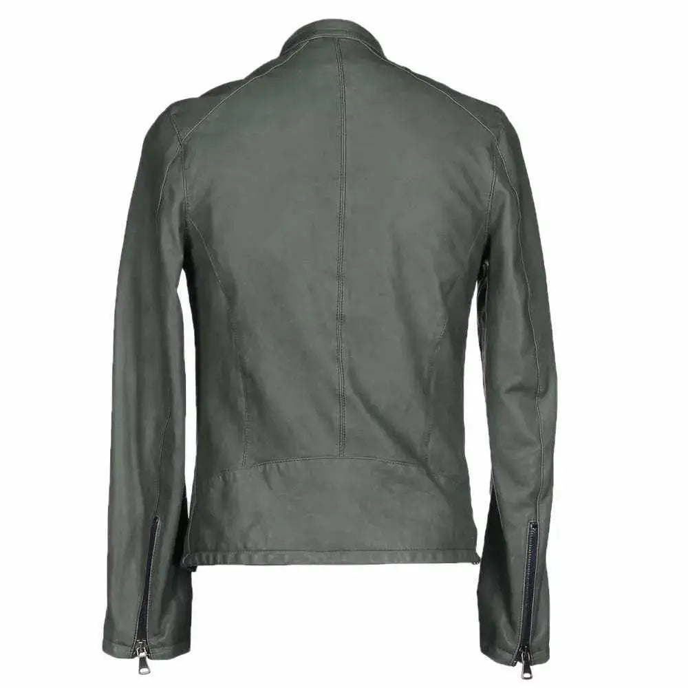 Mens Genuine Leather Motorcycle Jacket - Riders Republic UK