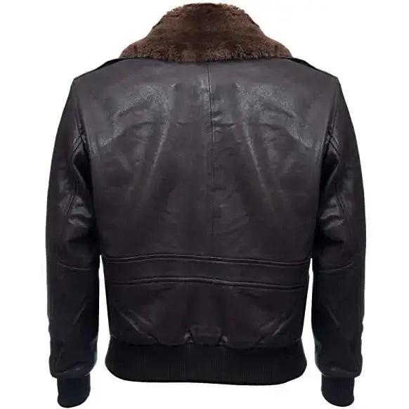 Genuine Leather Aviator Jacket - Riders Republic UK
