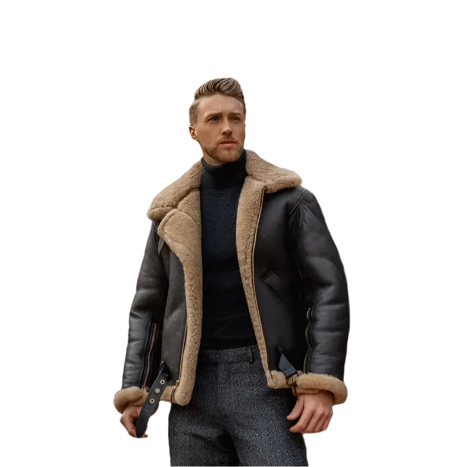 Mens B3 RAF Aviator Sheepskin Jacket - Riders Republic UK