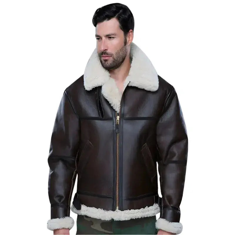 Mens B3 Shearling Bomber Jacket - Riders Republic UK