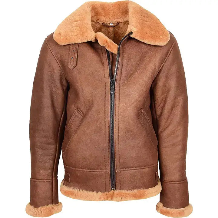 Mens B3 Shearling Sheepskin Flying Jacket - Riders Republic UK