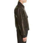 Black Lambskin Leather Jacket - Riders Republic UK