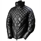 Handmade Puffer Biker Jacket - Riders Republic UK