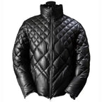 Handmade Puffer Biker Jacket - Riders Republic UK