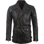 Mens Leather Motorbike Jacket - Riders Republic UK