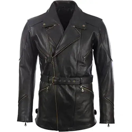 Mens Leather Motorbike Jacket - Riders Republic UK