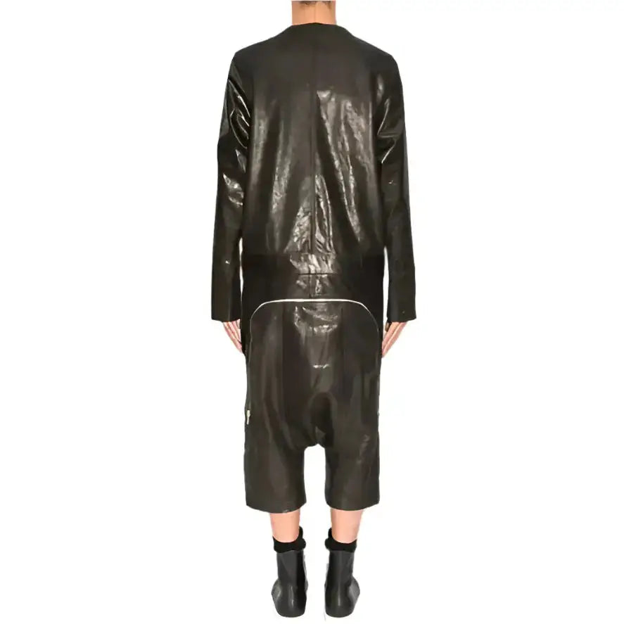 Men’s Black Leather Jumpsuit - Riders Republic UK