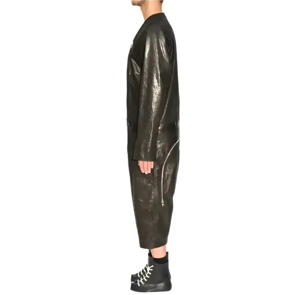 Men’s Black Leather Jumpsuit - Riders Republic UK