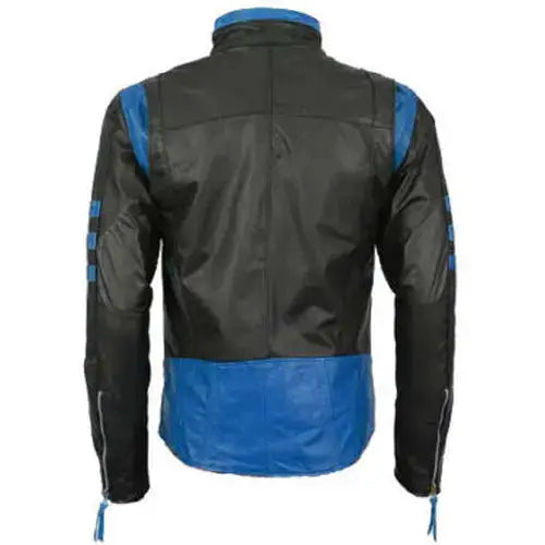 Genuine Leather Biker Jacket - Riders Republic UK