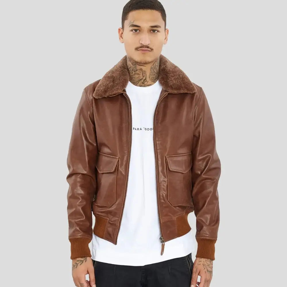 Buffalo Leather Motorcycle Jacket - Riders Republic UK
