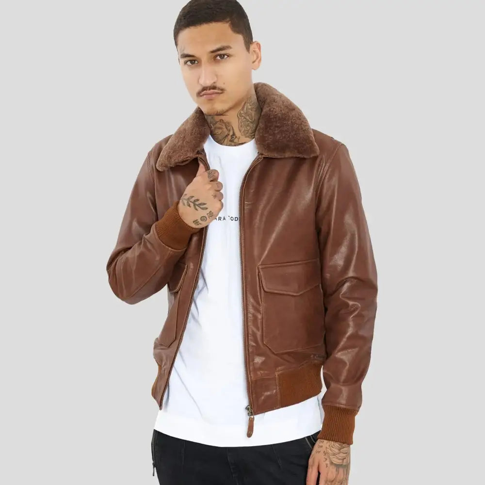 Buffalo Leather Motorcycle Jacket - Riders Republic UK