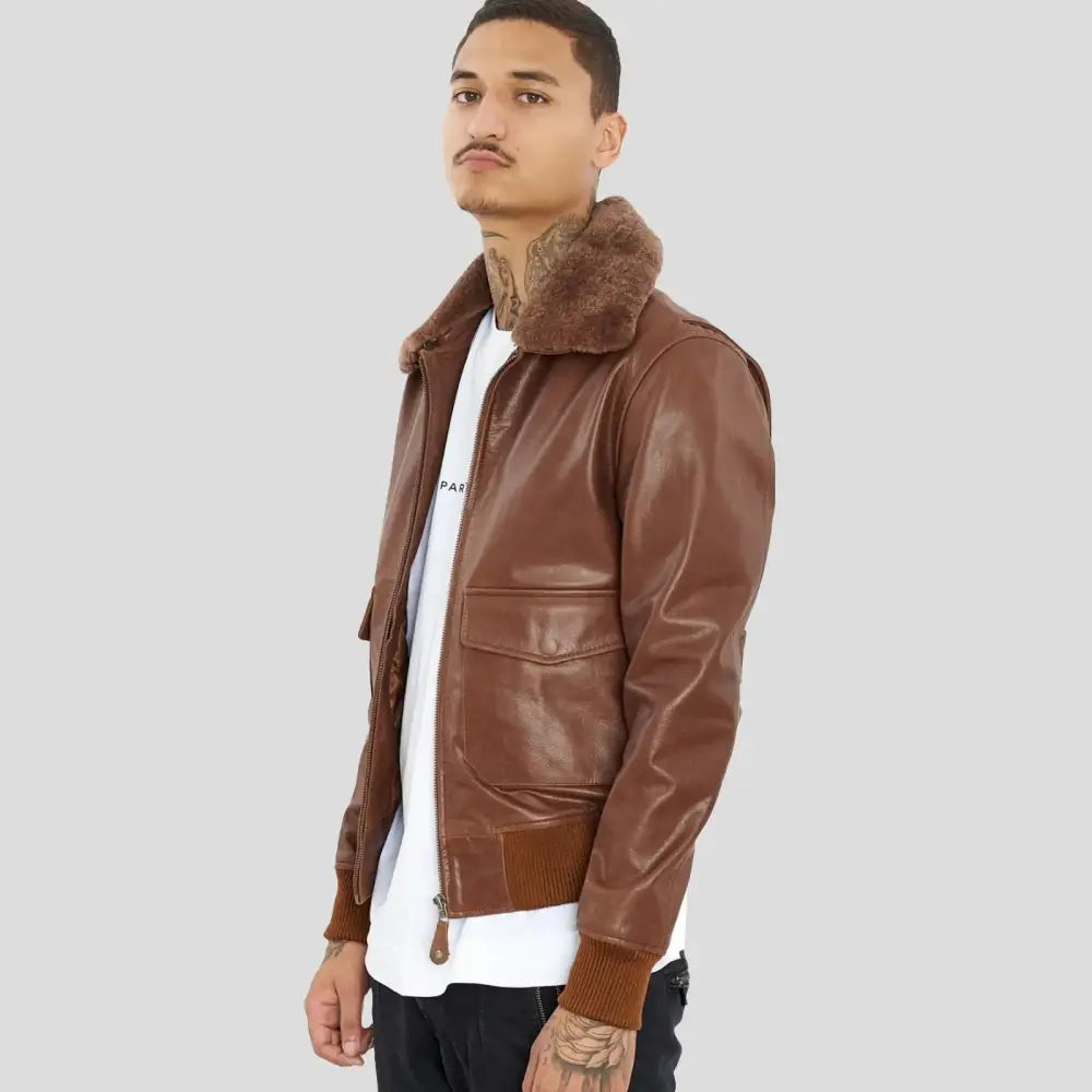 Buffalo Leather Motorcycle Jacket - Riders Republic UK