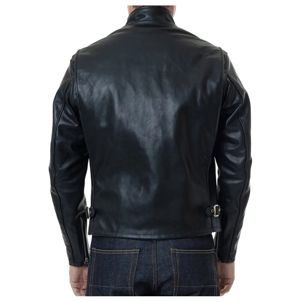 Mens Classic Racer Leather Jacket - Riders Republic UK