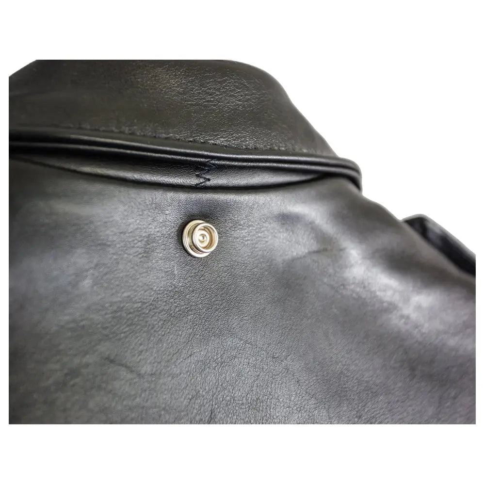 Mens Retro Motorcycle Leather Jacket - Riders Republic UK