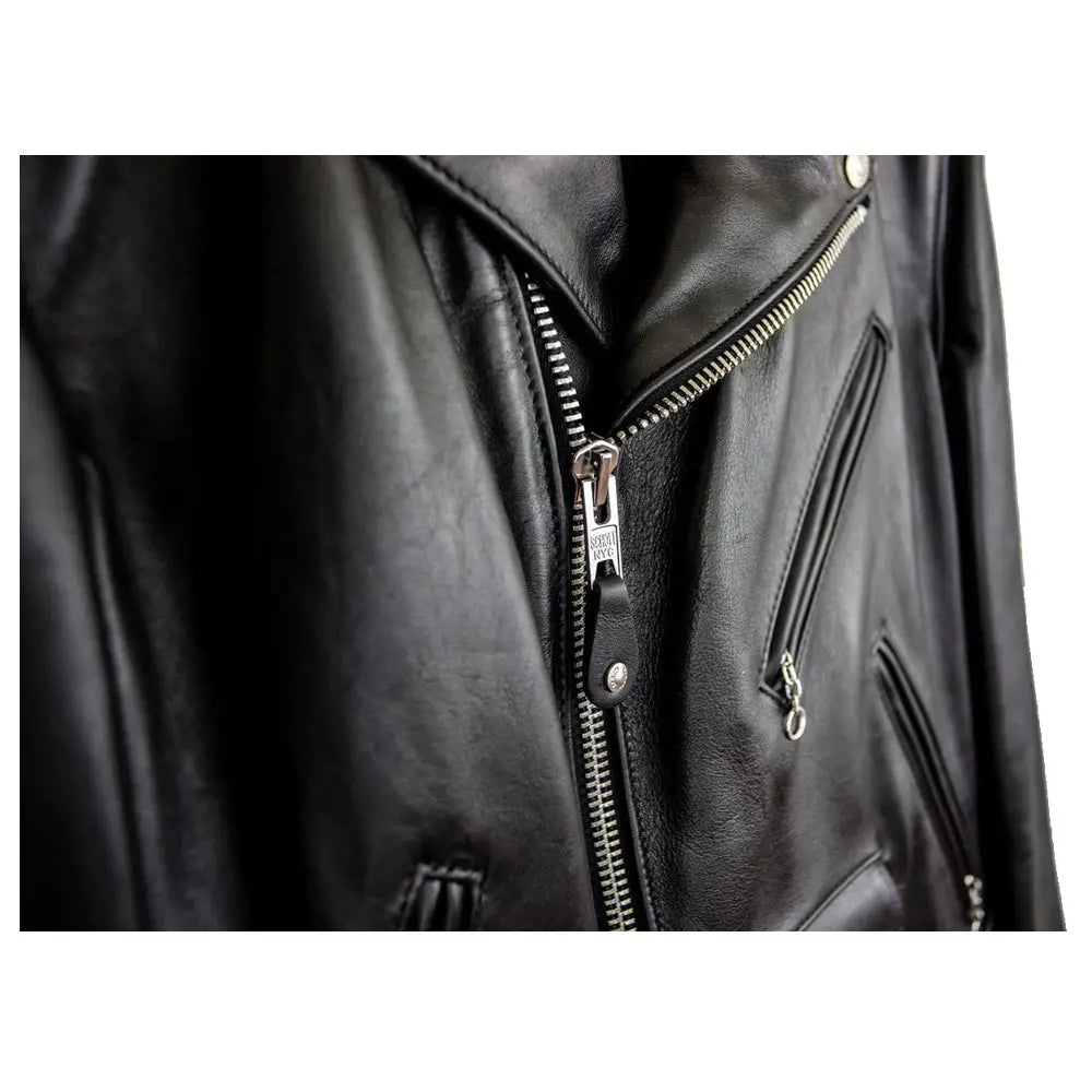 Mens Retro Motorcycle Leather Jacket - Riders Republic UK