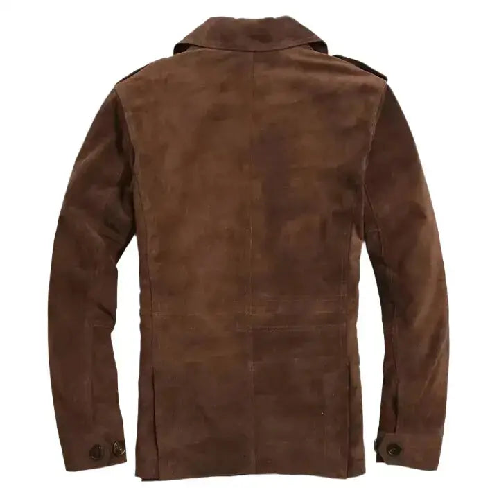 Mens Classic Suede Blazer Jacket - Riders Republic UK