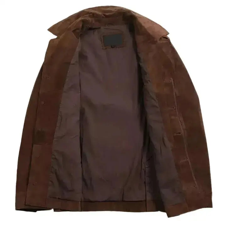 Mens Classic Suede Blazer Jacket - Riders Republic UK