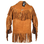 Mens Cowboy Suede Fringe Jacket - Riders Republic UK