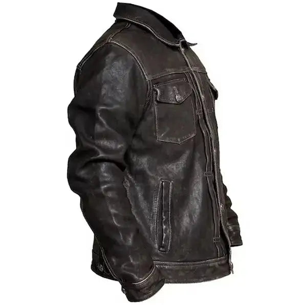 Handmade Garment Wash Trucker Jacket - Riders Republic UK