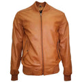 Mens Lambskin Leather Bomber Jacket - Riders Republic UK