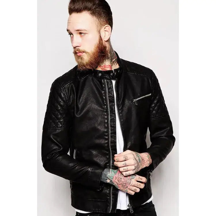 New Leather Biker Jacket - Riders Republic UK