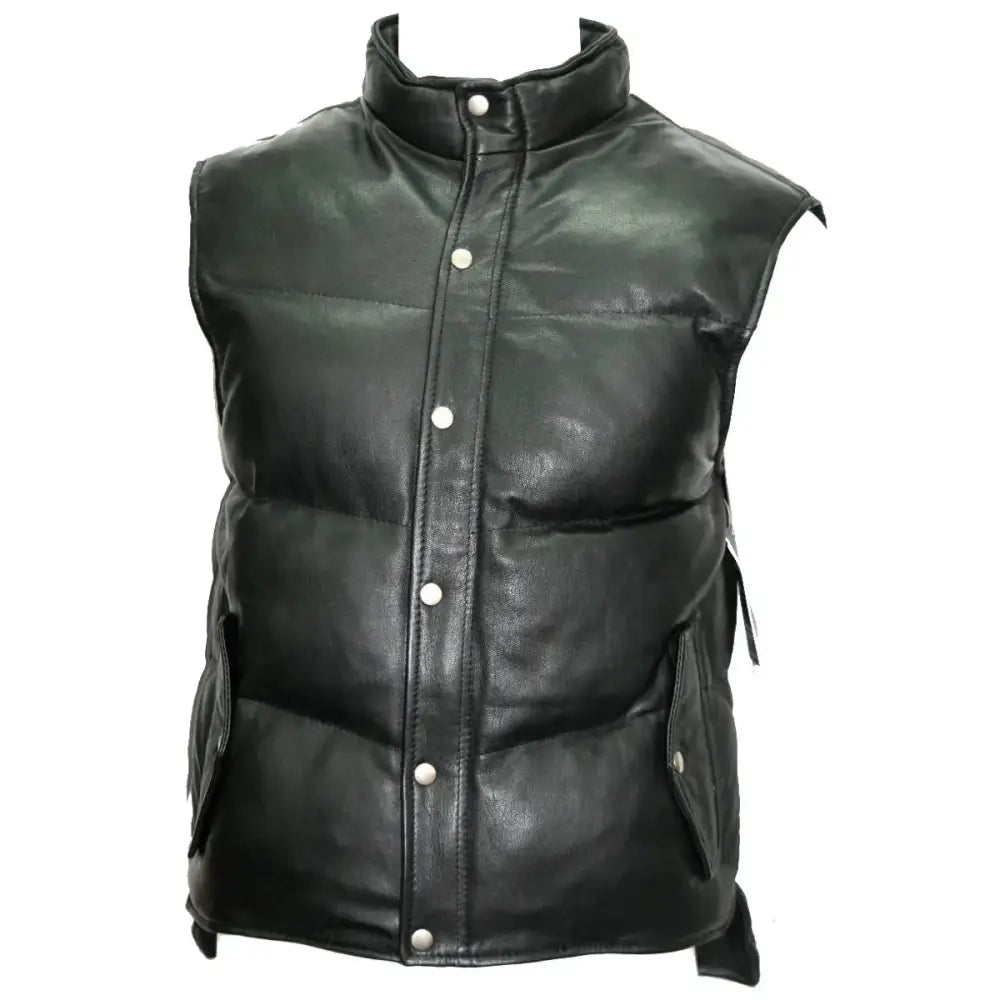 Mens Leather Gilets Body Warmer Waistcoat - Riders Republic UK