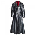 Mens Gothic Steampunk PVC Leather Coat - Riders Republic UK