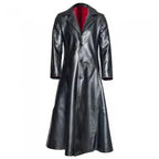 Mens Gothic Steampunk PVC Leather Coat - Riders Republic UK