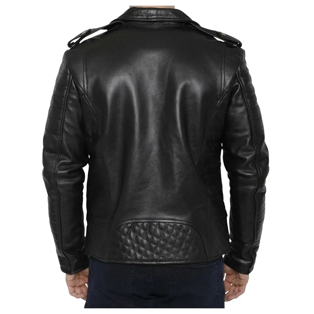 Mens Motorcycle Fashion Leather Jacket - Riders Republic UK