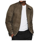 Men’s Suede Motorcycle Rider Jacket - Riders Republic UK
