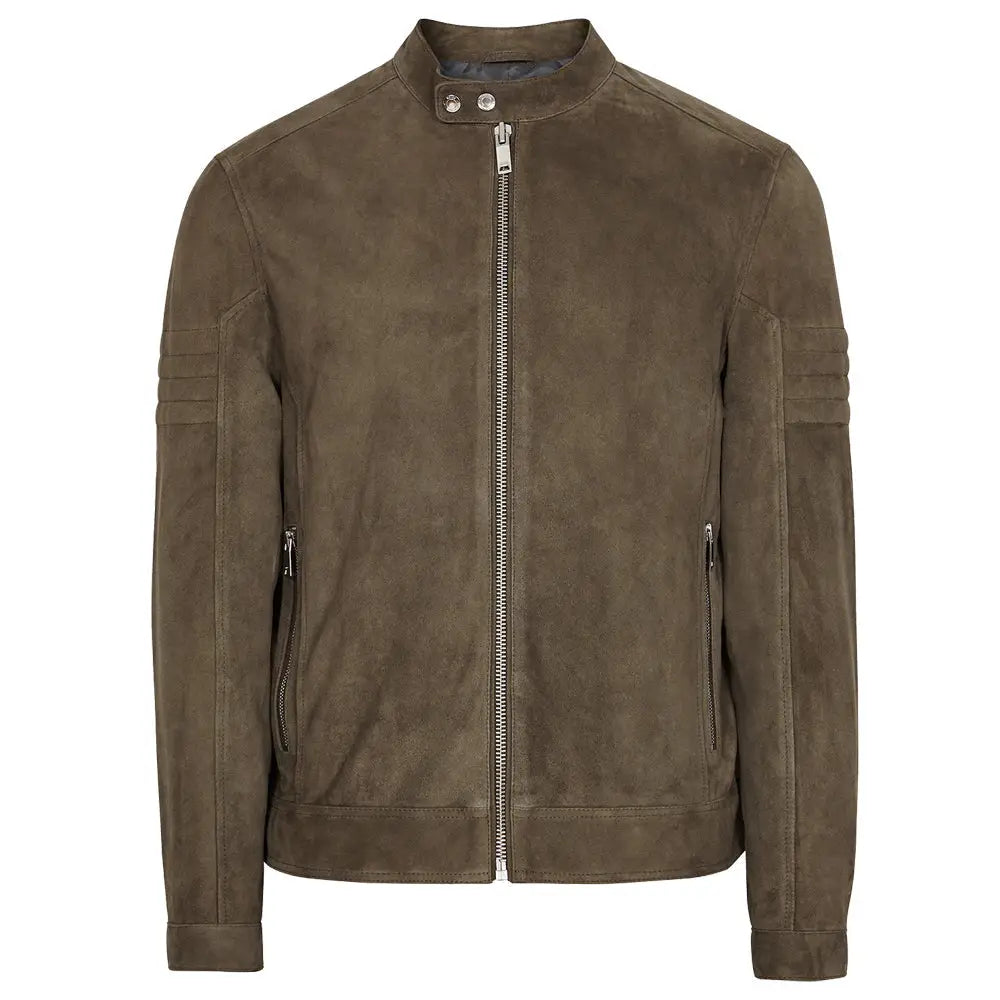 Men’s Suede Motorcycle Rider Jacket - Riders Republic UK