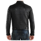 Mens Vintage Leather Motorcycle Bomber Jacket - Riders Republic UK