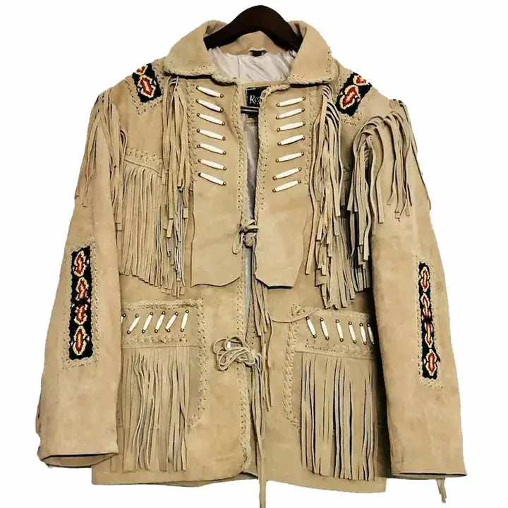 Mens Native American Suede Jacket - Riders Republic UK