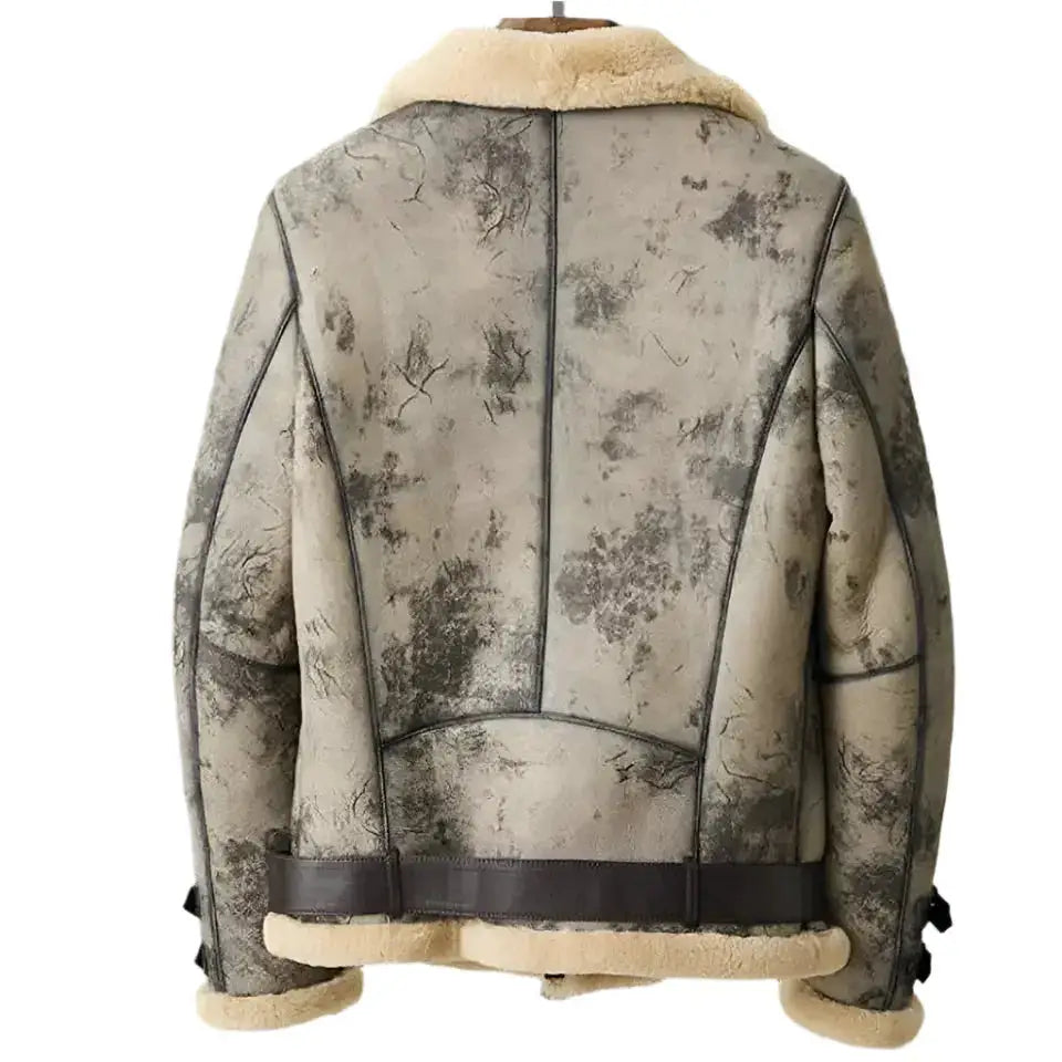 Mens B3 Flight Aviator Shearling Jacket - Riders Republic UK