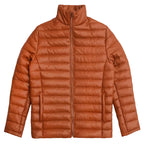 Mens Quilted Lambskin Leather Puffer Jacket - Riders Republic UK