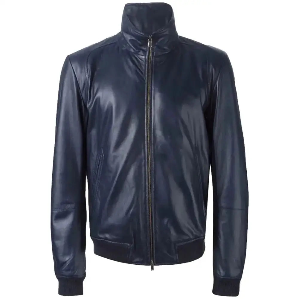 Mens New Original Leather Bomber Jacket - Riders Republic UK