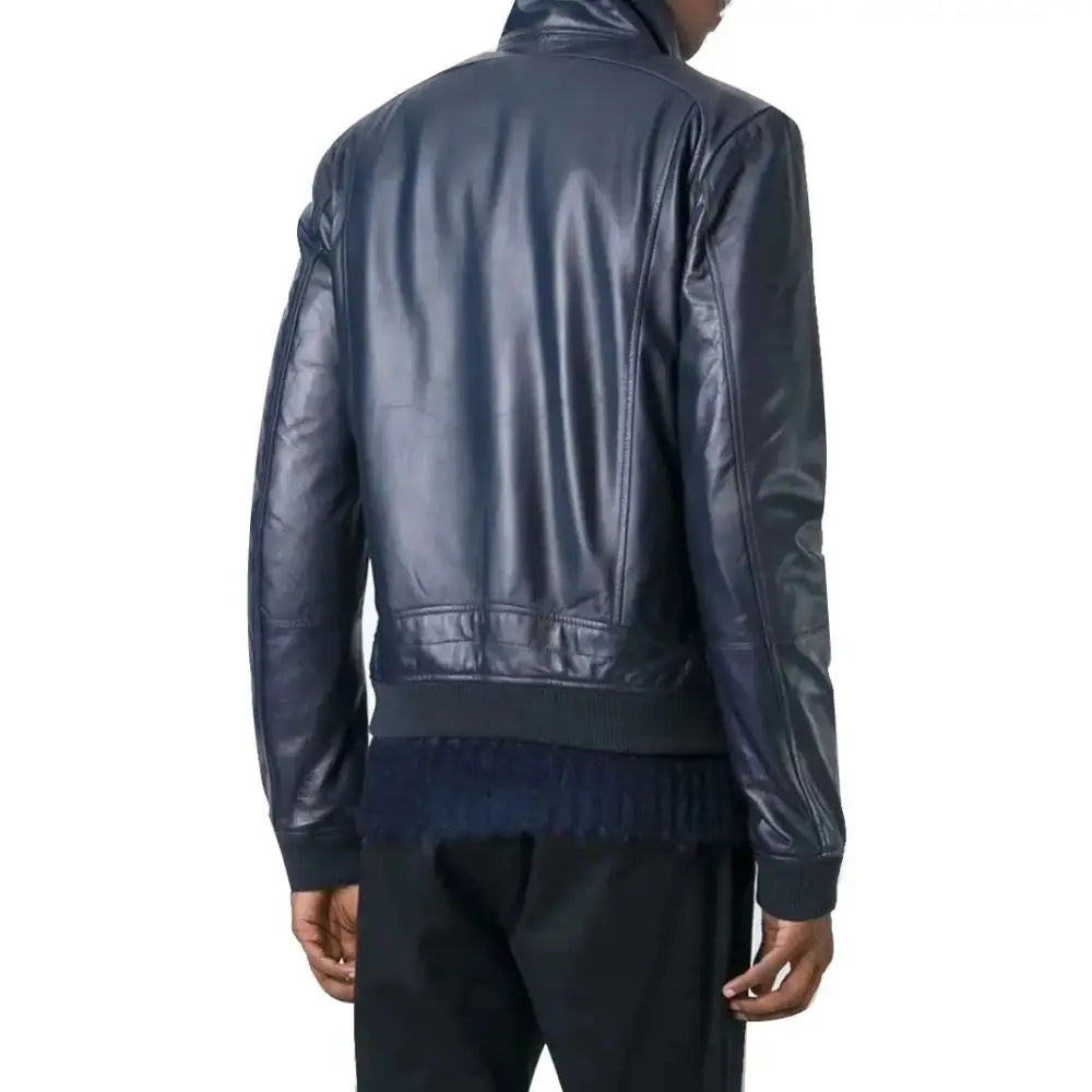 Mens New Original Leather Bomber Jacket - Riders Republic UK