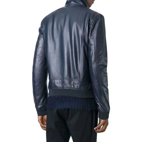 Mens New Original Leather Bomber Jacket - Riders Republic UK