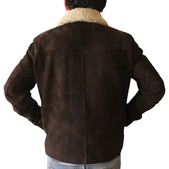 Genuine Brown Suede Leather Jacket - Riders Republic UK