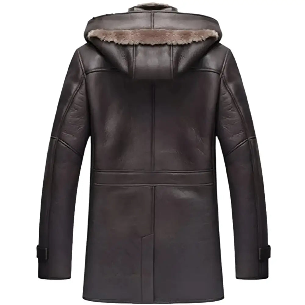 Mens RAF B3 Aviator Shearling Leather Jacket - Riders Republic UK