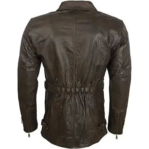 Mens Genuine Leather Motorbike Jacket - Riders Republic UK